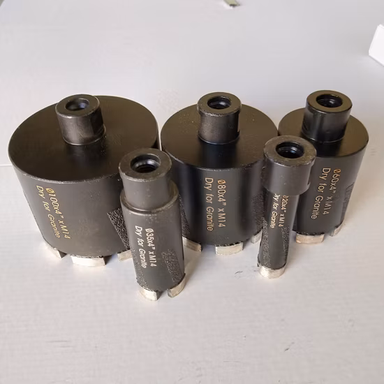 Brocas de perfuração a seco com diamante soldado a laser Fabricação por atacado com 5% de desconto